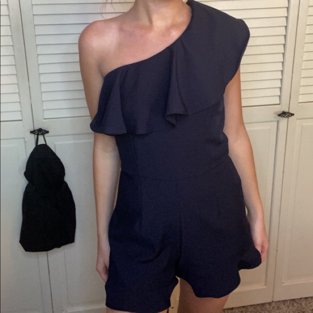 navy romper